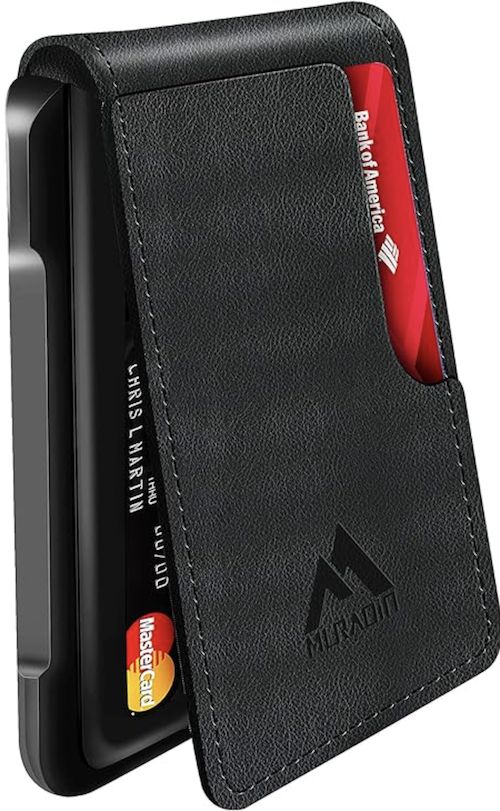 MURADIN smart wallet in black