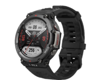 Track your fitness and the time with Amazfit T-Rex 2 outdoor smartwatch