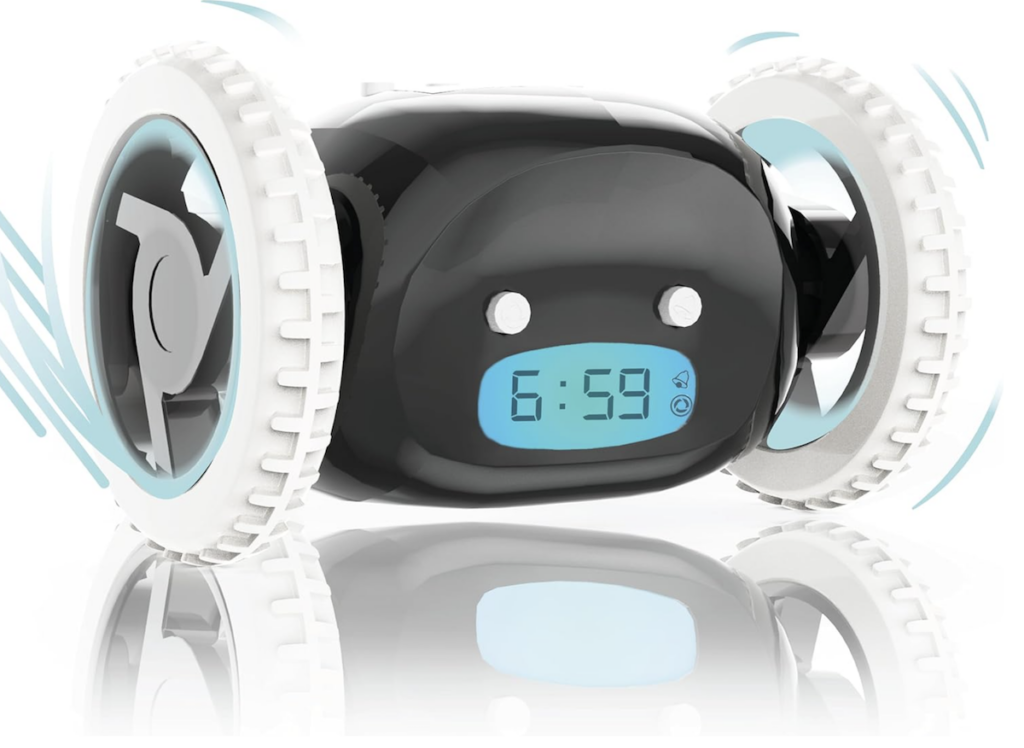 Best alarm clock for heavy sleepers from Clocky