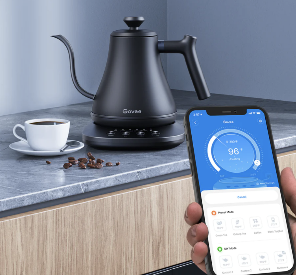 Govee smart kettle and iPhone