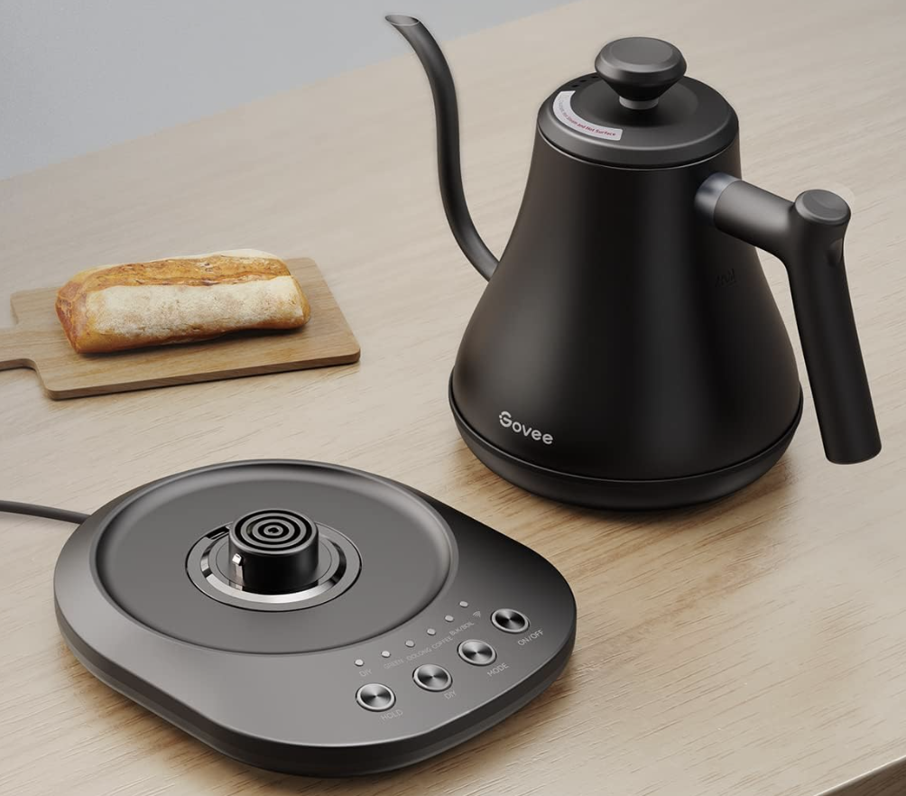 Govee smart kettle on kitchen counter
