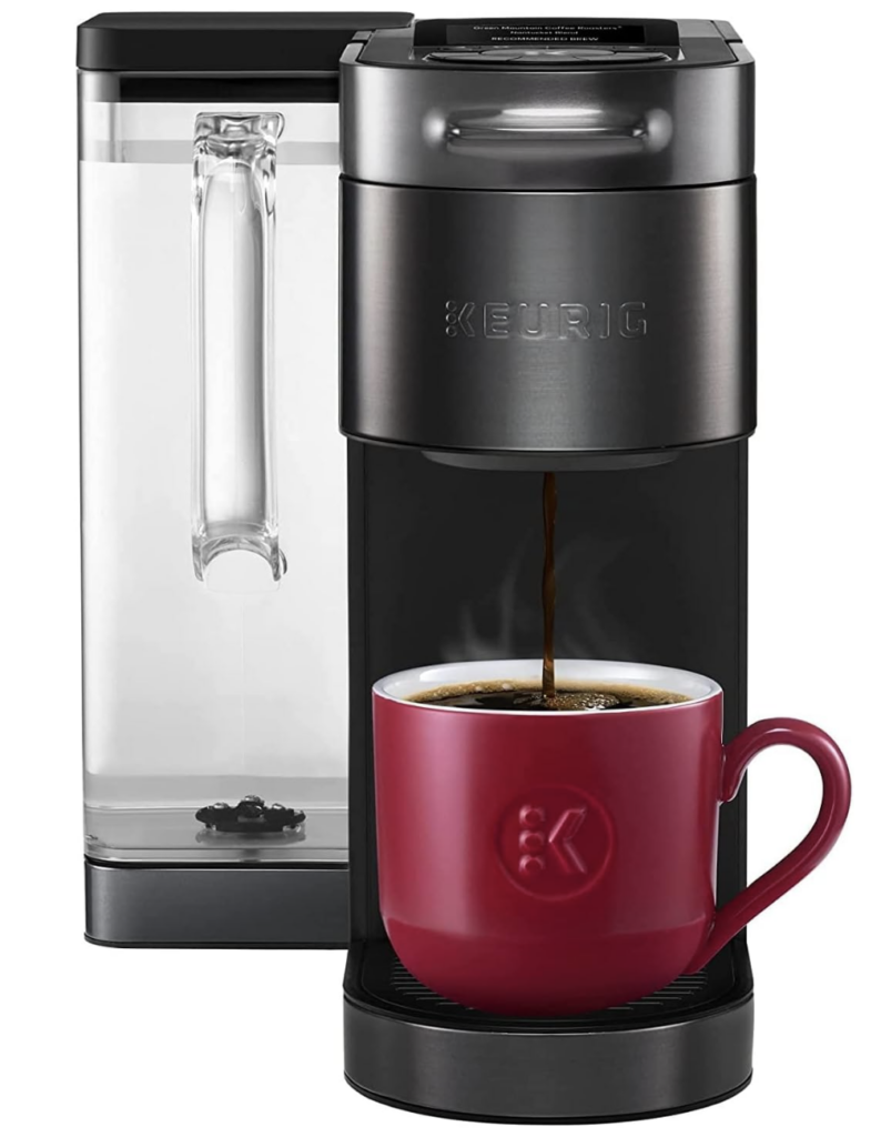 black Keurig K Supreme Plus smart coffee maker