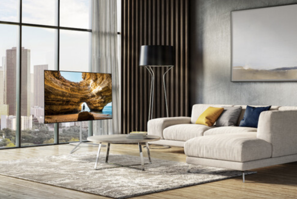 smart TV in living space