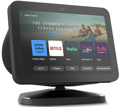 black tilt and swivel stand for Amazon Echo Show 8