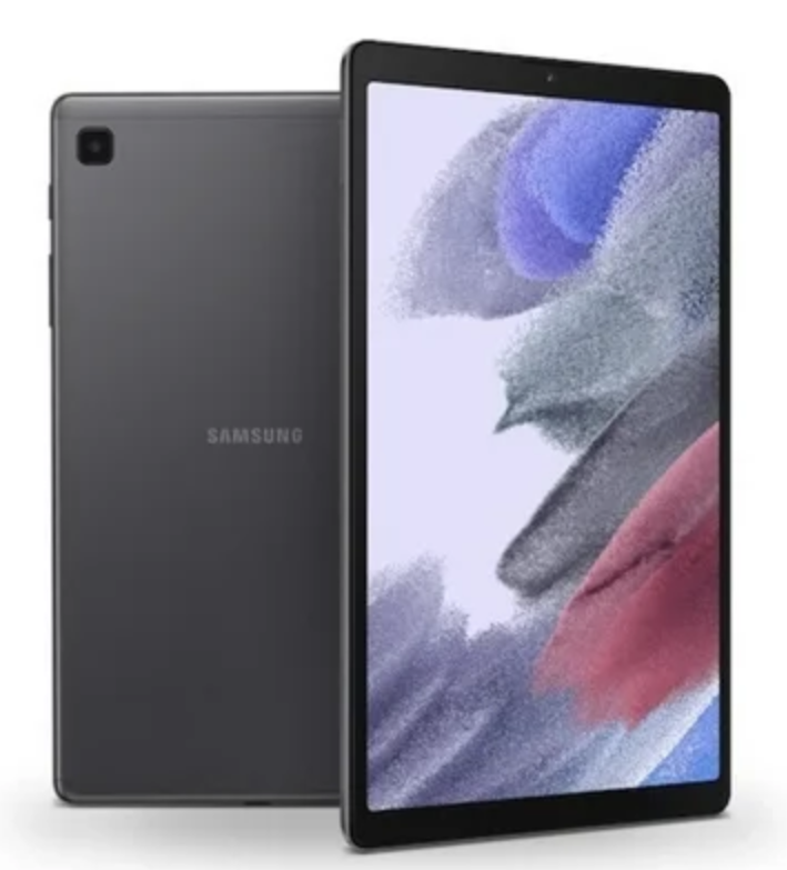 front and back view of Samsung Galaxy Tab A7 Lite Android tablet