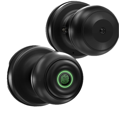 GeekTale smart door knob in black