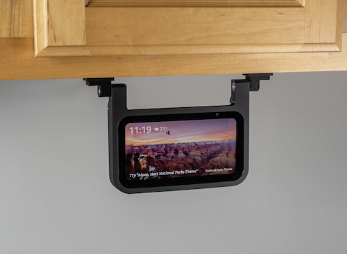 under cabinet black mount for Amazon Echo Show 5